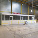 cabine en cloisons aluminium