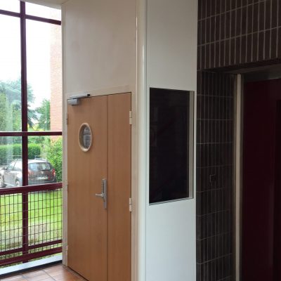 Porte pour cloisons amovibles portes tierce