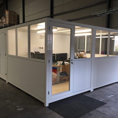 Cabine palettisable avec option amovibles
